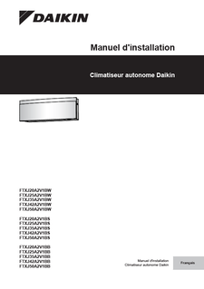FTXJ-AW.FTXJ-AS.FTXJ-AB_Installation manual_3PFR695637-1E_French download